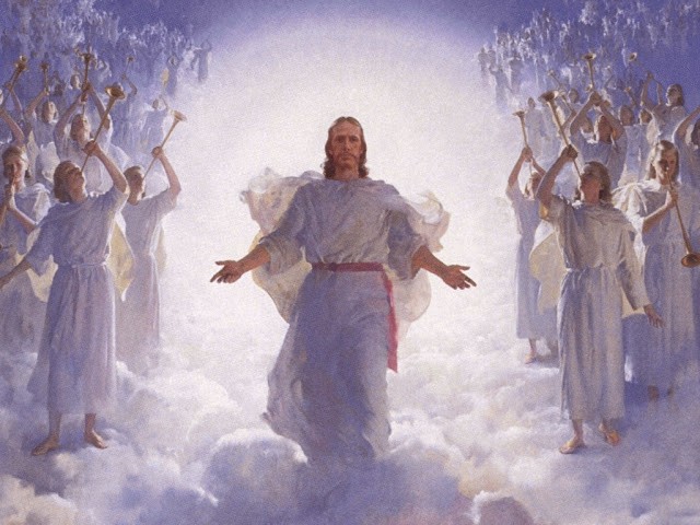 images of jesus in heaven