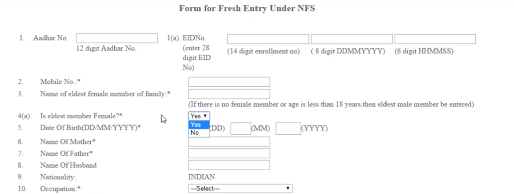 How To Apply For New Ration Card Online in Delhi