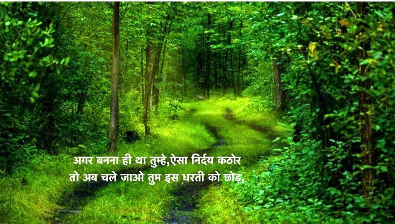 Poem on Nature in Hindi